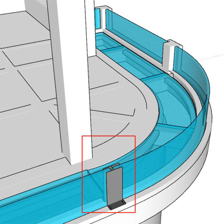 Ventanas, paneles de suelo, etc. de acrílico para piscinas hechos a medida-leyu Acrylic Factory