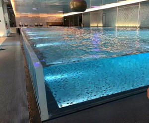 Fabricante de paredes acrílicas para piscinas en China - Fábrica de acrílico para acuarios Leyu - Leyu