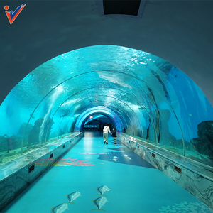 La fantástica fábrica de productos de láminas acrílicas Tunnel-Leyu para tanques de acuario acrílicos grandes