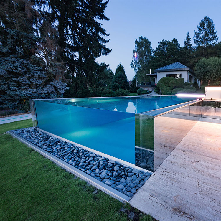 Piscina acrílica y paneles de pared de piscina de vidrio acrílico transparente-leyu Acrylic Factory