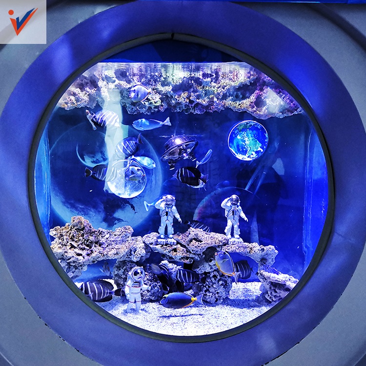 Ventana de visualización acrílica para acuario